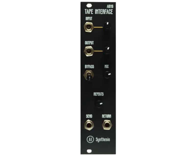 AI Synthesis AI016 Eurorack Tape Echo Interface - Black image 1