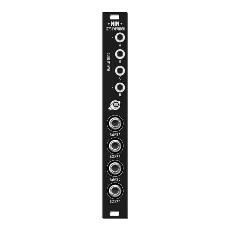 Xaoc Devices NIN Black Panel - Accessory for Modular Synthesizers image 1
