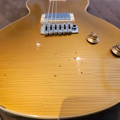 Gibson Custom Shop Joe Perry Signature "Gold Rush" Les Paul Axcess (Signed #11, Aged) 2019 - Present - Aged Antique Gold image 9