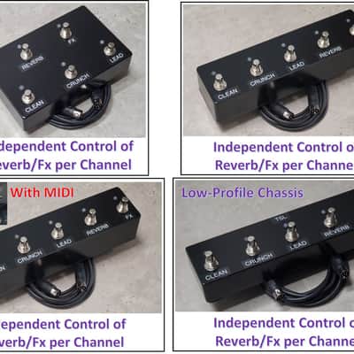 Replacement Footswitch for Marshall JCM 2000 TSL Amps PEDL-00021-10021-Style w/Memory and 10-Ft Cable image 12