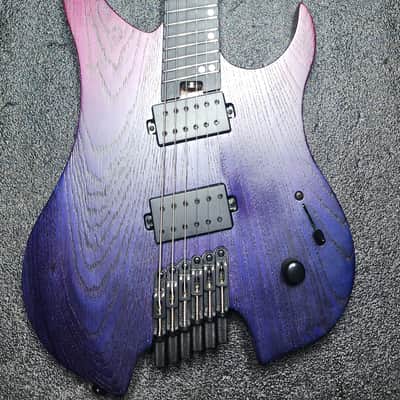 Legator Ghost G6FP 6-String Headless Multiscale Electric Guitar (Iris Fade) image 2