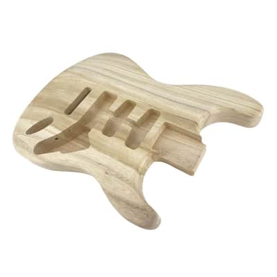 Stratocaster Style Electric Guitar SSH Body, Paulownia image 5