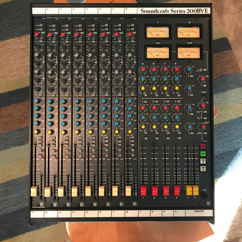 Soundcraft Series 200BVE 8-Channel 4-Bus Mixing Console image 1