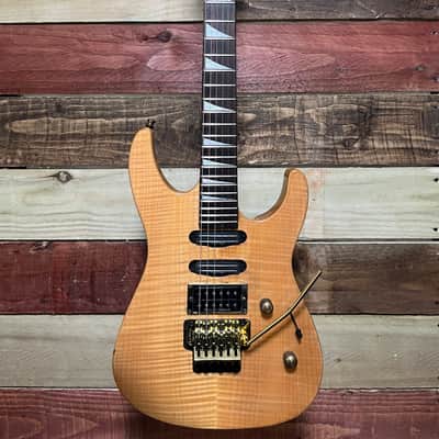 Jackson SL-3 Soloist Thru Neck HSS MIJ Natural Flame image 8