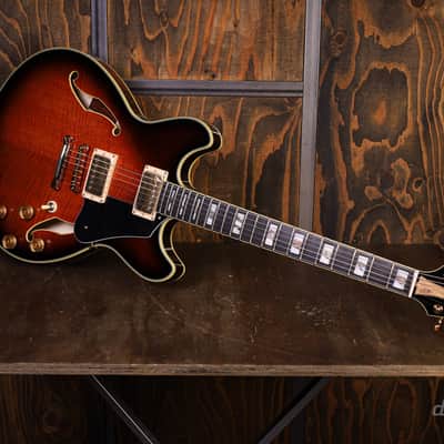 Immagine Ibanez John Scofield JSM100 Vintage Sunburst - 13