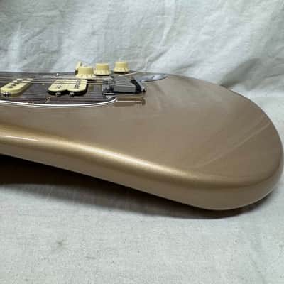 Parts Warmoth Alder body + 2022 Fender American Professional II neck Stratocaster Guitar with Case - Fire Mist Gold image 21