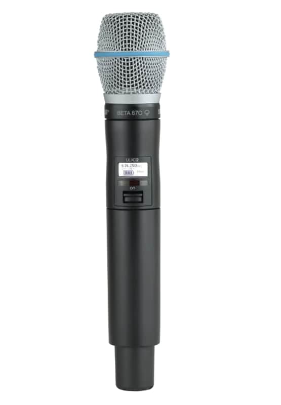 Shure ULXD2/B87C=-V50 Handheld Transmitter with BETA 87C Microphone image 1