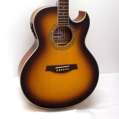 Ibanez JSA5 Joe Satriani Signature Acoustic-Electric Guitar - Vintage Sunburst image 2