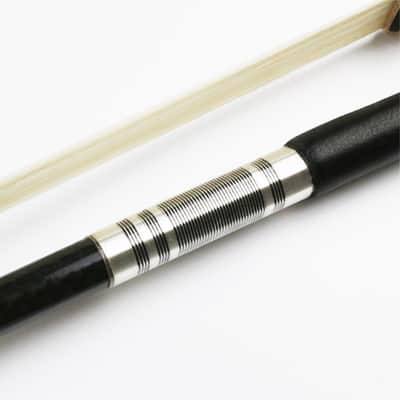 New 4/4 Carbon Fiber Violin Bow, Checkered Grain Pattern image 3