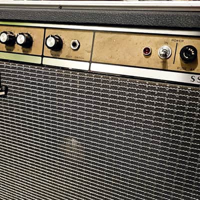 Pearl SS-101 100W Solid State Guitar Combo Amp 1970s w/ Original Aluminum Case image 3