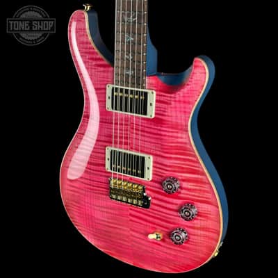 PRS TSG Exclusive Wood Library DGT 10 Top Bonnie Pink w/Frost Blue Metallic Back w/case 0427906 image 9