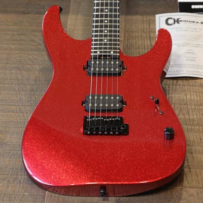 2022 Charvel Custom Shop DK-24 HH GT Electric Guitar Red Sparkle + COA OHSC image 2