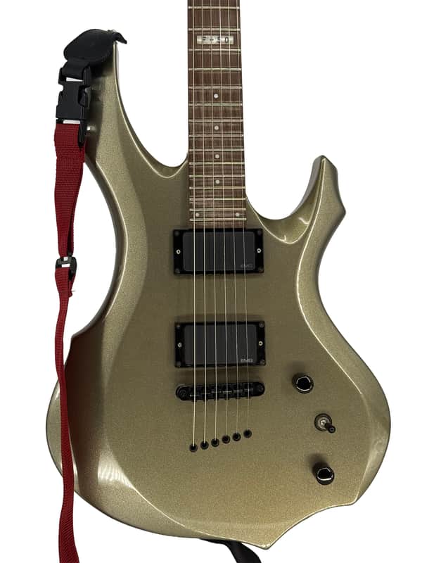 Used ESP Ltd F-50 Electric Guitar with EMGs - Gray image 1