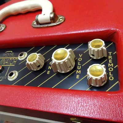 WEM Watkins Electric Music  Dominator MK1 V Front  WEM Dominator 1957 Red/Cream image 10