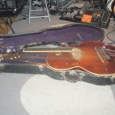 Gibson Model U Harp-Guitar 1916 Cherry Sunburst Kalamazoo, Michigan USA image 18