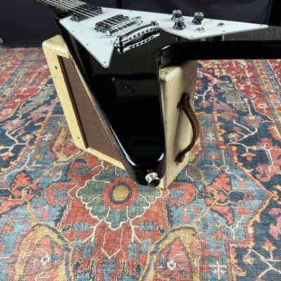 *Video" Burny Flying V Model RFV-75 Revival Series Mahogany - 1980's image 14