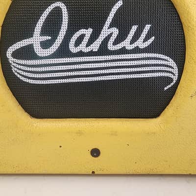1950s Valco/Oahu yellow sunshine 1x8 amplifier image 2