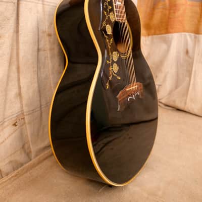 Gibson J-200 Lefty  1975 Black image 8