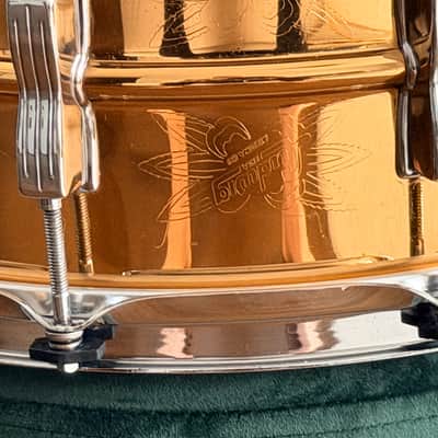 Ludwig 6.5x14" 75th Anniversary Bronze Snare Drum (1984) – Rare Limited Edition #95 of 100 image 9