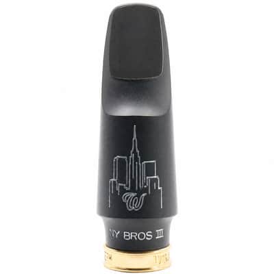 Theo Wanne NY BROS III Hard Rubber 8 Alto Saxophone Mouthpiece image 1