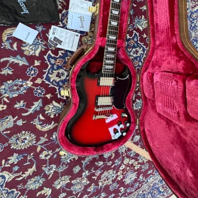 Gibson SG Standard '61 2022 - Cardinal Red Burst - Case - Paperwork image 2