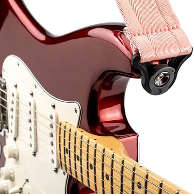 D'Addario 50BAL06 Auto Lock Guitar Strap - New Rose image 2