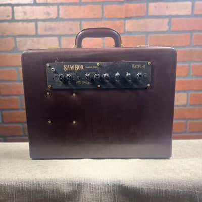 SawBox Briefcase Portable Amplifier - Brown Leather image 2