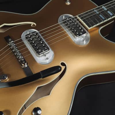 Eastman T58-GD Archtop w/Bigsby and GigBag Gold image 8