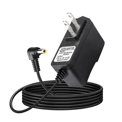 Dc 9.5V Casio Keyboard Power Adapter - Compatible With Casio Keyboards: Ade95100Lu, Lk-135, Wk-225, Ctk-2500, Ctk-2400, Ctk-2550, Ctk-1100, Wk-220, Lk-165, Ctk-2090, Sa-76, Sa-46 (6.5Ft)