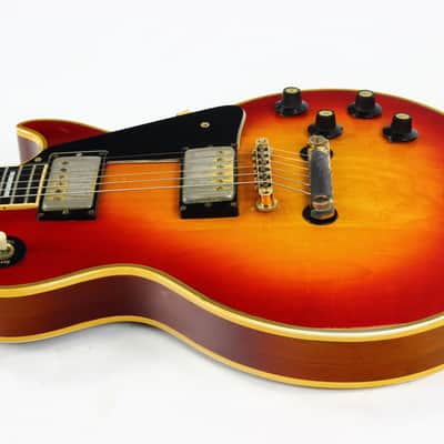 1973 Gibson Les Paul Custom Cherry Sunburst Vintage LP w Original Case Patent Sticker Humbuckers image 14