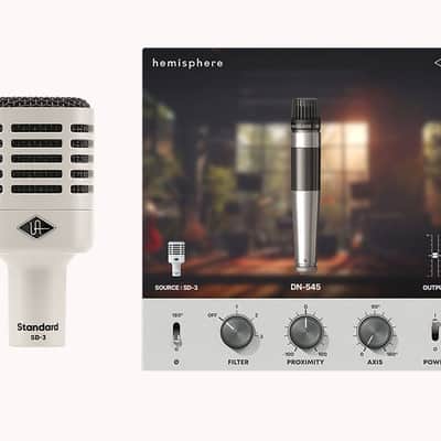Universal Audio SD-3 Cardioid Dynamic Microphone with Hemisphere Modeling image 1
