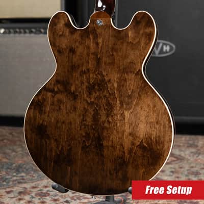 Gibson ES-330 Hollow Body Electric Guitar - Tobacco Burst with Hardshell Case image 2