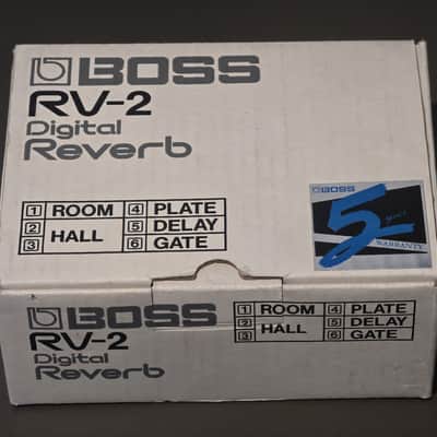 Boss RV-2 Reverb - Nov 1987 - WITH RARE BOX ! image 2