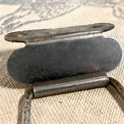 Vintage 1960's Hofner Colorama Guitar Trapeze Tailpiece-Nickel Circa 1961 image 5