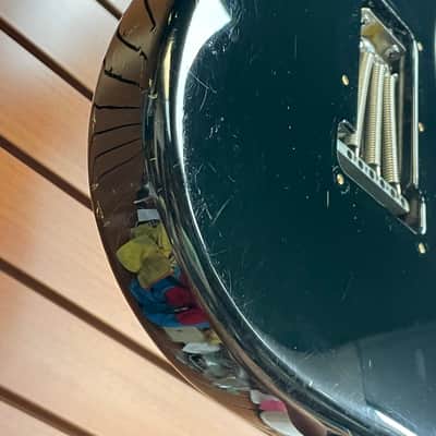 Squier Standard Stratocaster with Maple Fretboard in Black 1993 Made in Mexico image 14