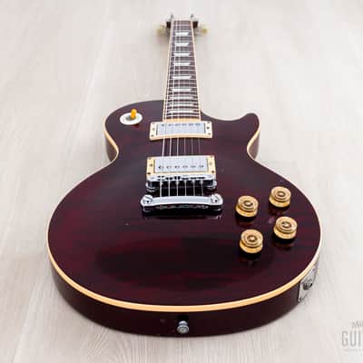 1996 Gibson Les Paul Standard Flame Top Wine Red One-Piece Body, 100% Original w/ Case image 10