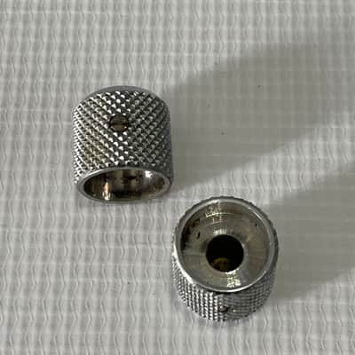 1980's Korean Kramer Striker Model Guitar Chrome Dome Metal Volume Set Screw Knob Set image 3