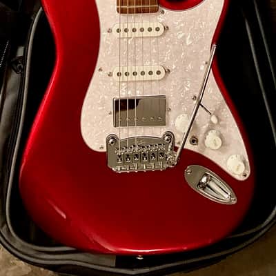 G&L USA Legacy HSS Candy Apple Red Metallic Finish Electric Guitar & Deluxe Gigbag & COA image 3