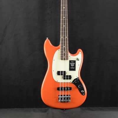Fender Player II Mustang Bass PJ Rallye Orange Rosewood Fingerboard image 2