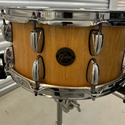 Gretsch 6.5x14 Gold Series Oak Stave Snare 2010s - Natural image 1