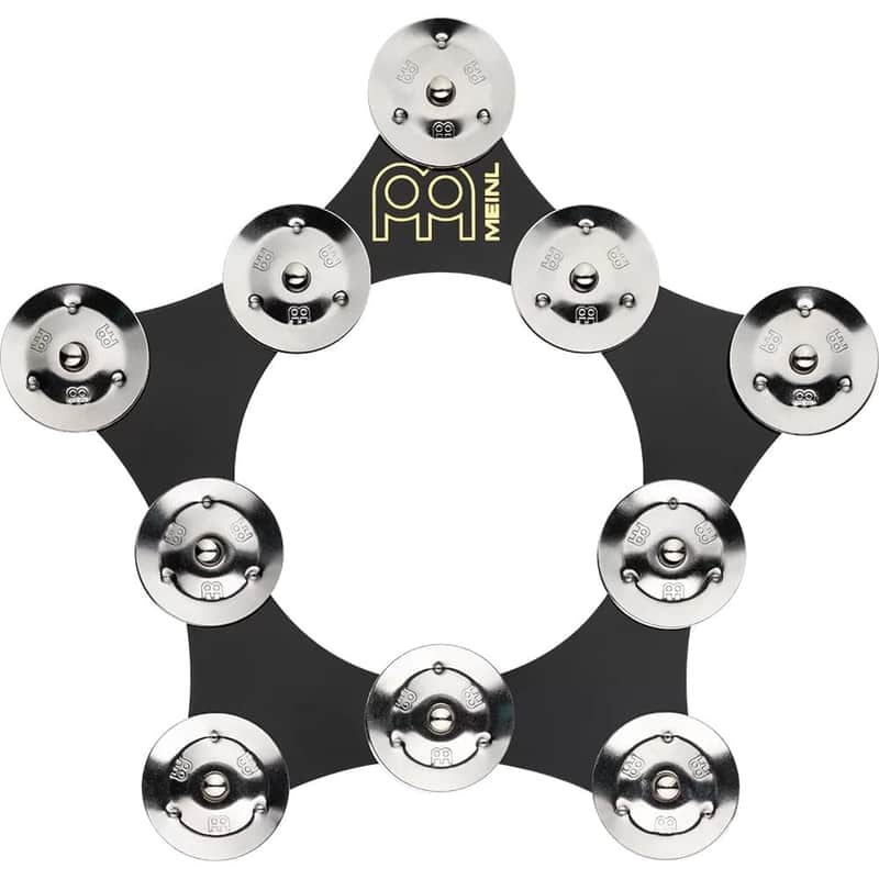 Meinl Percussion Super Flex Hi Hat Tambourine, Stainless Steel Jingles image 1