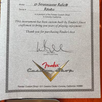 Fender 57 Stratocaster Relic 2011 - Black image 6