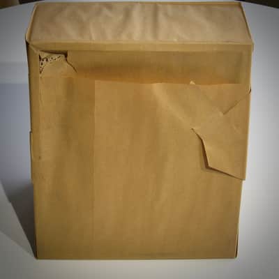 JENCO Speaker Cabinet 8" Vintage NOS Empty Cabinet Only Circa-1950s-1960s-Brown with Splatter Grill Cloth image 3