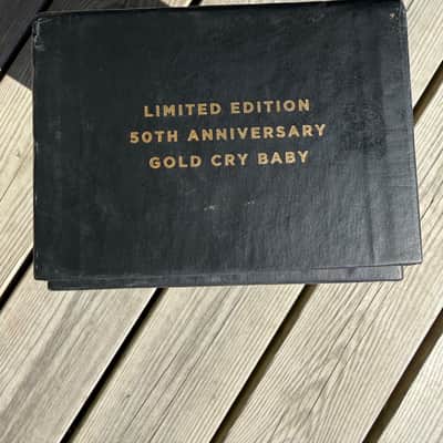 Jim Dunlop 50th Anniversary Gold Plated Cry Baby Wah image 9