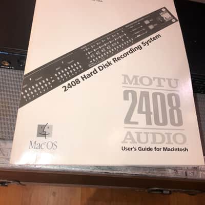 MOTU 2408 Hard Disk Recording System/optical cables(Windows/Mac manual) image 2
