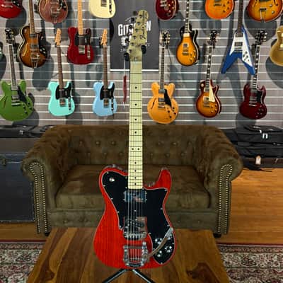 Fender '72 Telecaster Custom with Bigsby Sunset Orange (Limited Edition) incl. Gigbag - used image 2