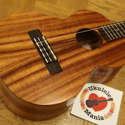 Kamaka HF-38 Curly Koa 8-String Tenor #4004 image 1