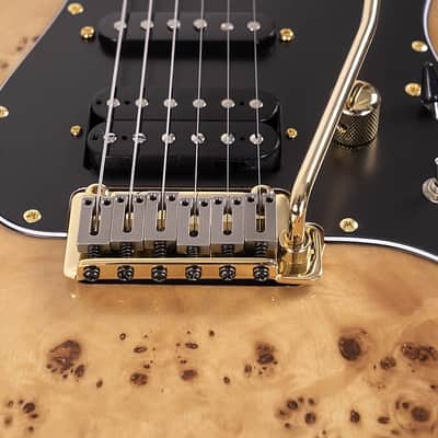 Michael Kelly MK60CNBPRH Custom Collection 1960s Burl Ultra Maple Neck 6-String Electric Guitar image 8