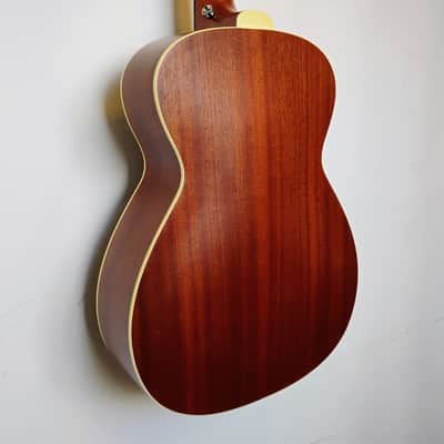 Guild Westerly Collection Series M-240E Troubadour - Pau Ferro Fretboard - 2019 - Present - DeArmond Tone Boss Sound Hole P/U - Vintage Sunburst (VSB) - Satin image 21