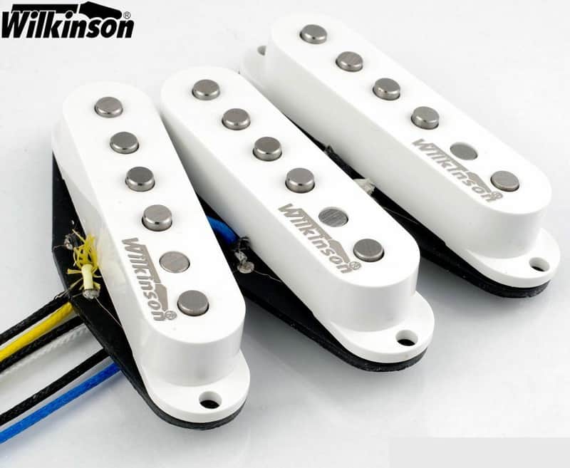 Wilkinson 60's WVS Alnico V Single Coil Guitar Pickup Set N/M/B  for Strat/Strat Configurations Nice image 1